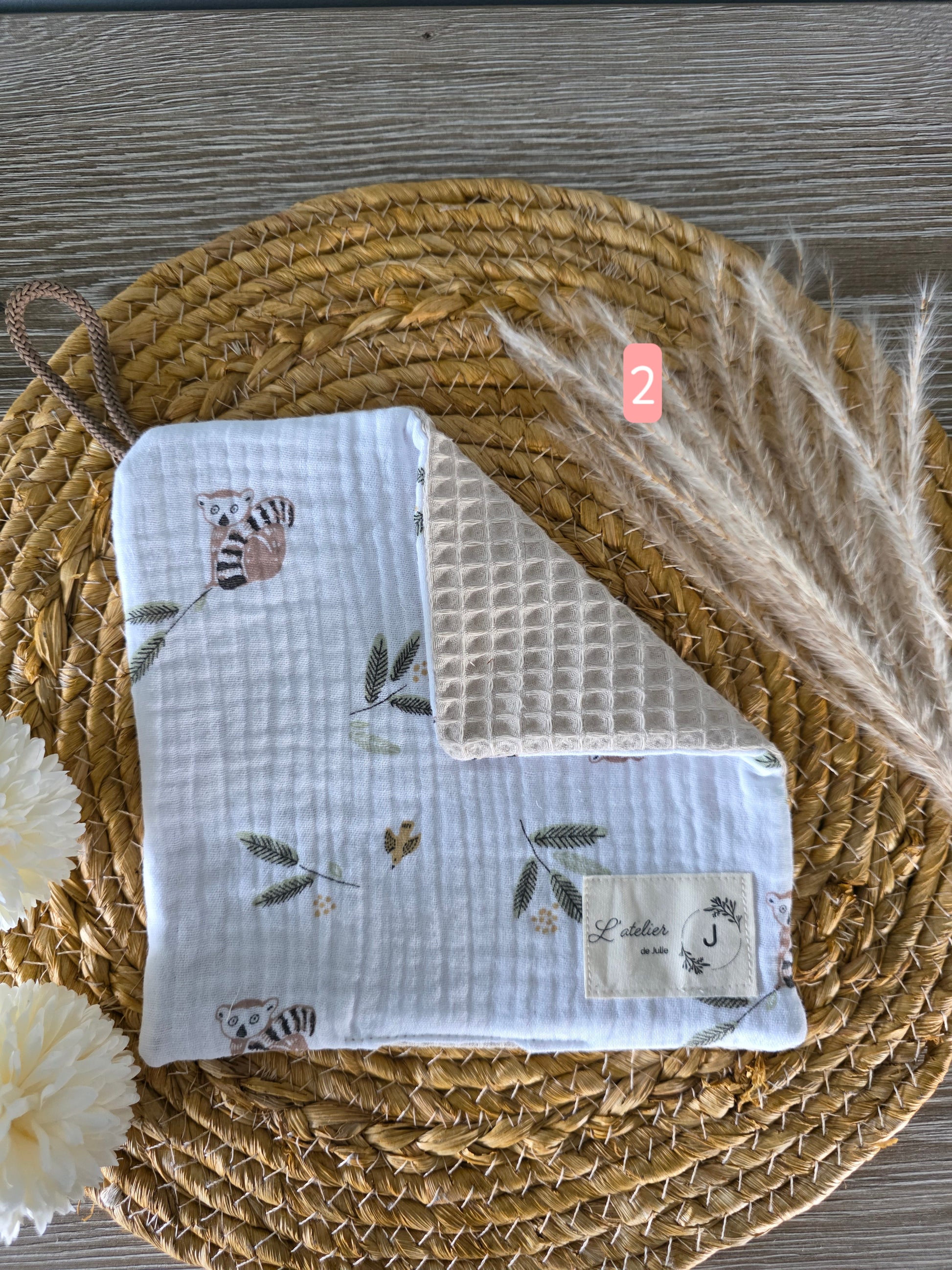 Doudou carré - en stock