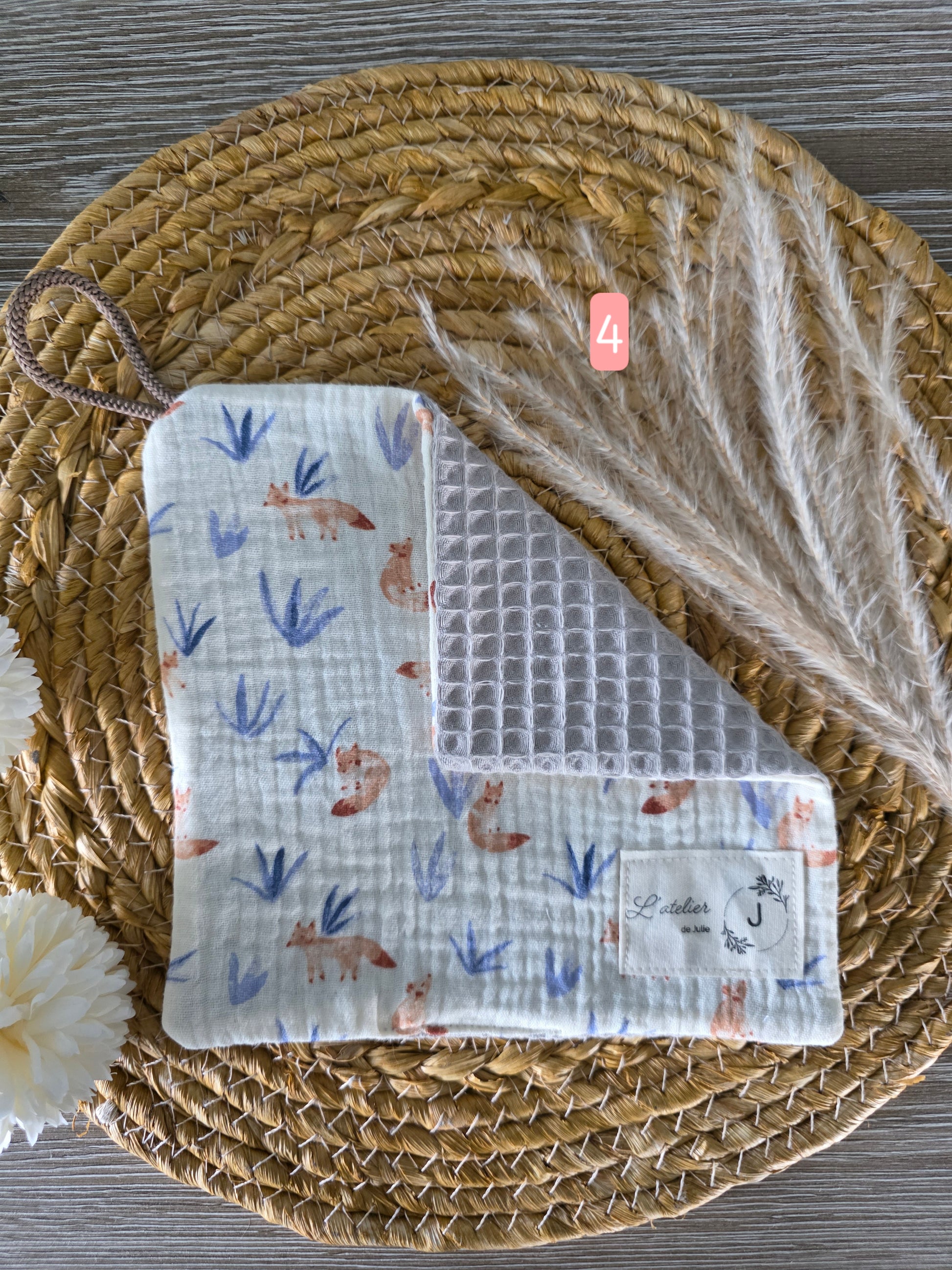 Doudou carré - en stock