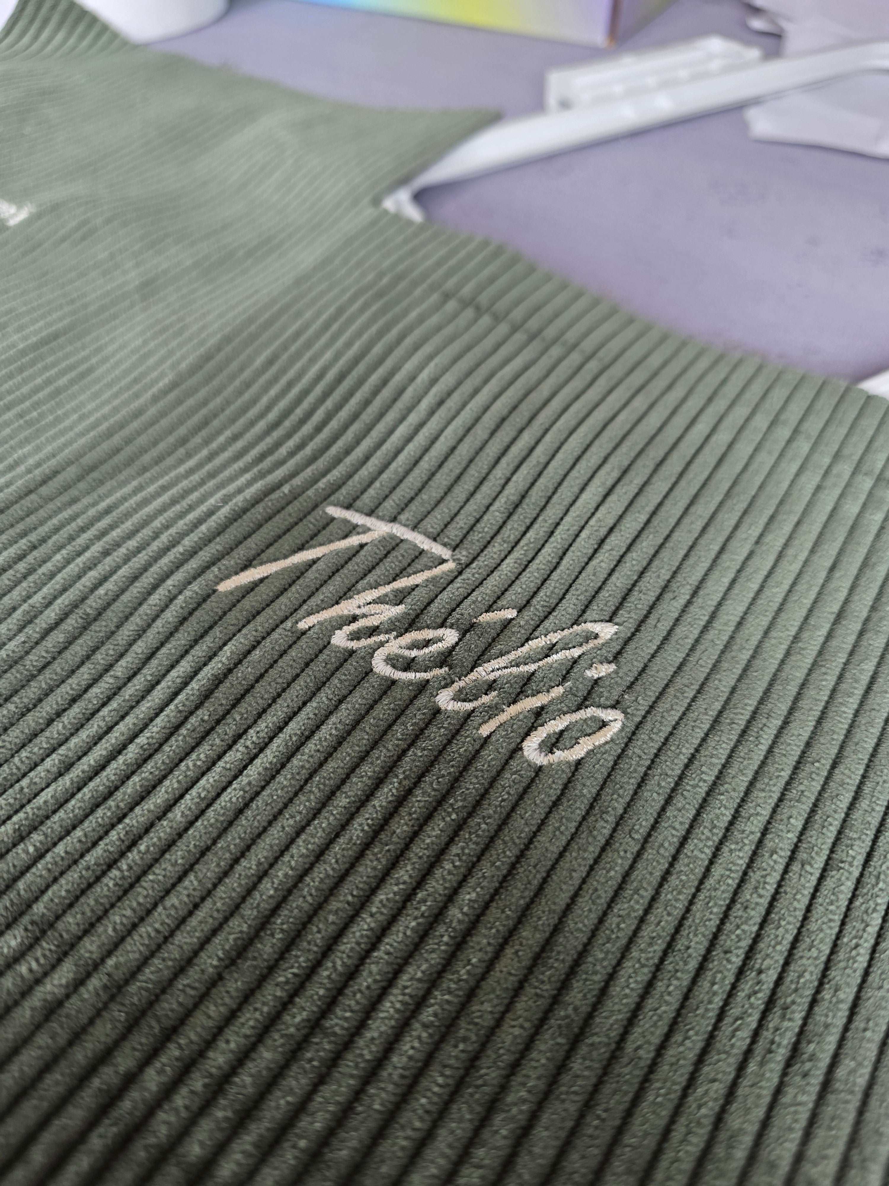 Broderie avec un prénom ou un mot