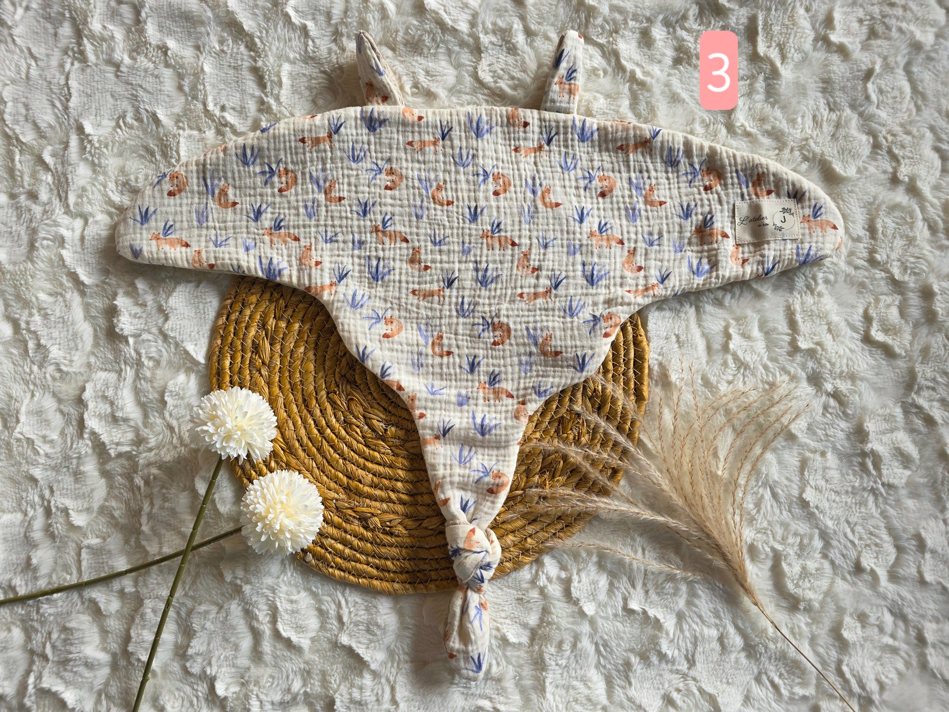 Doudou raie - en stock