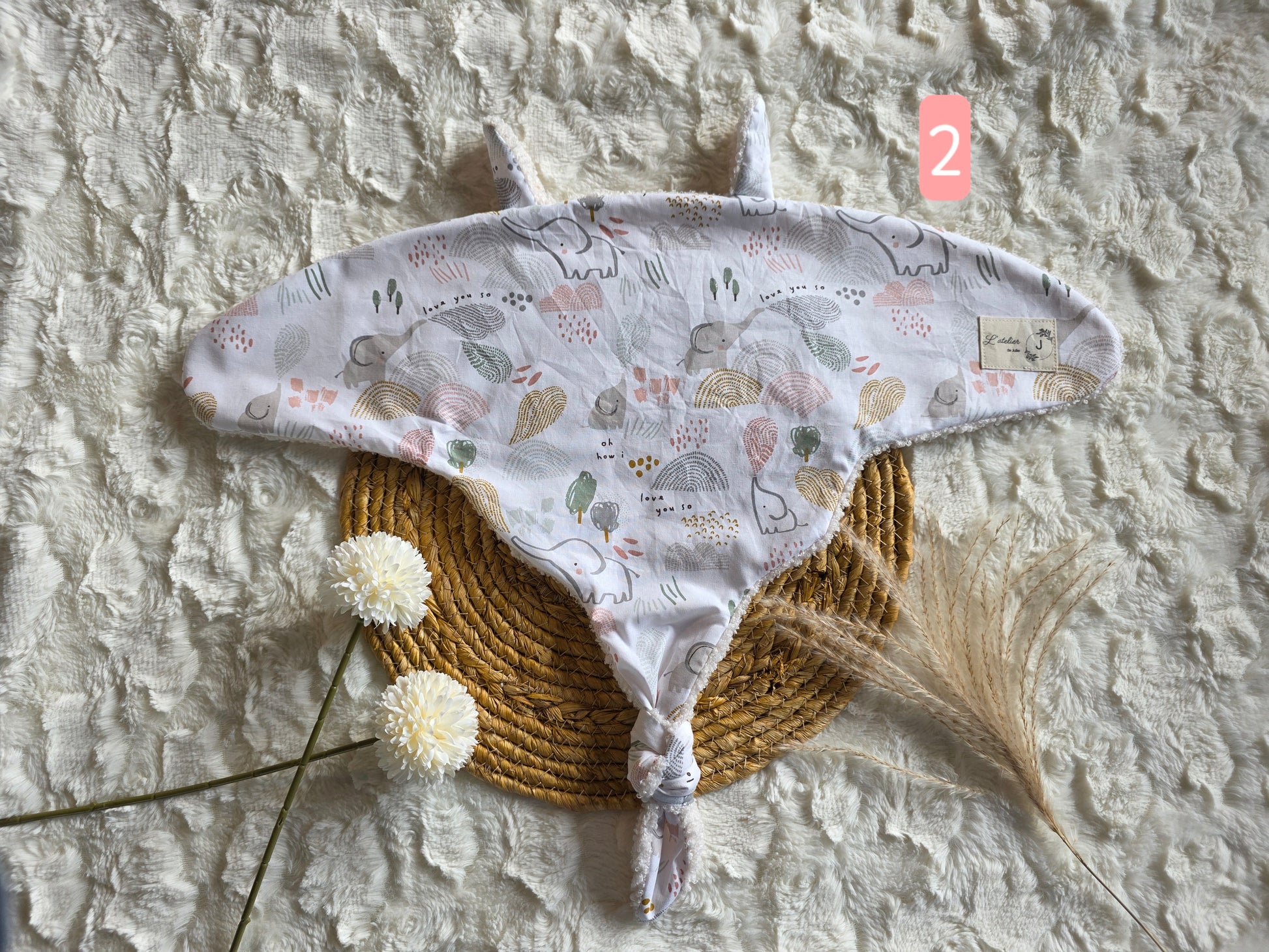 Doudou raie - en stock