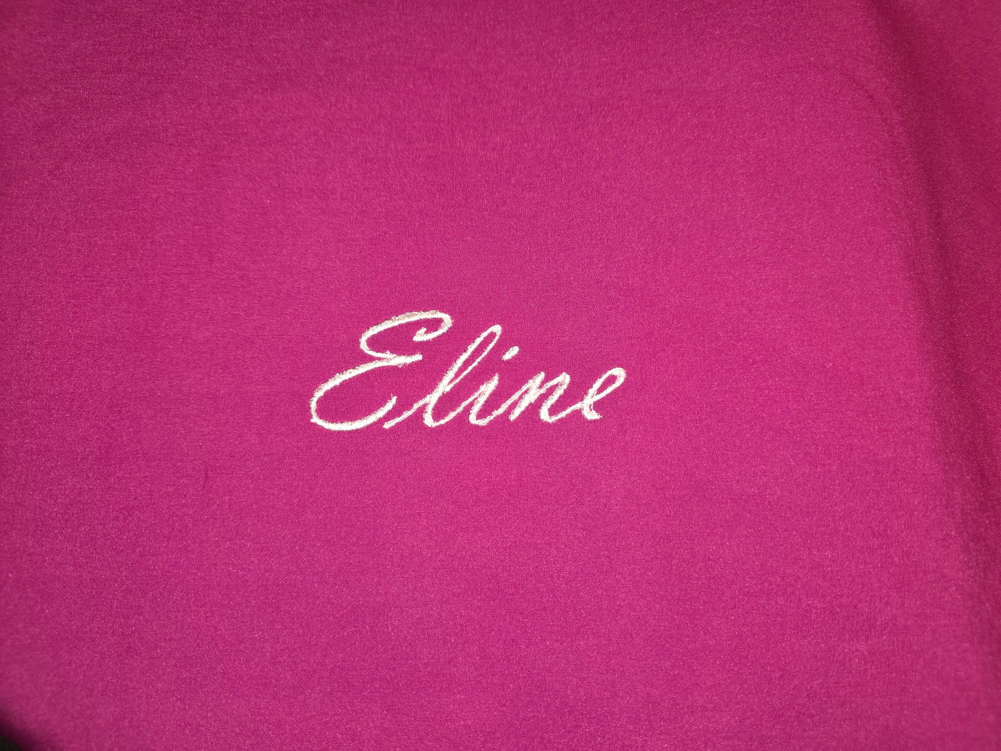 Broderie avec un prénom ou un mot