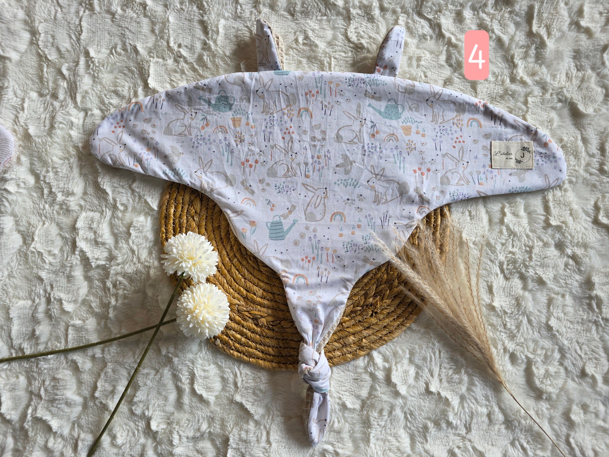 Doudou raie - en stock