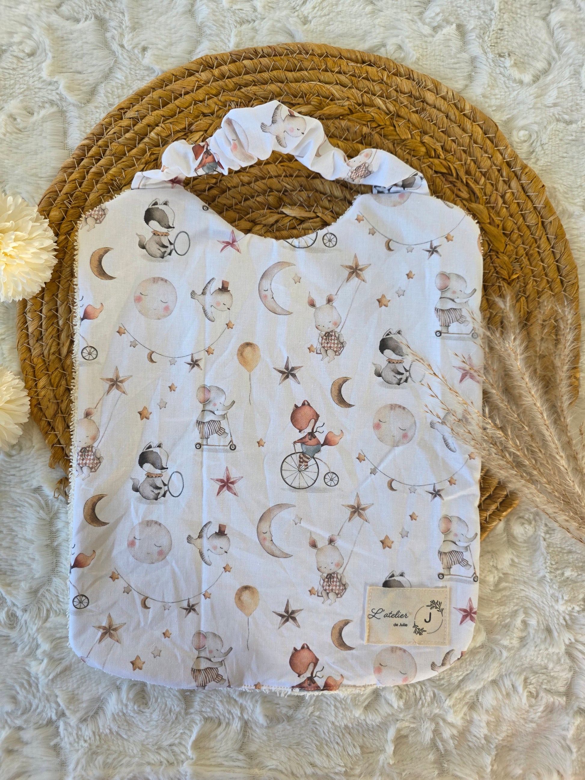 Bavoirs élastiqués (bébé) - en stock