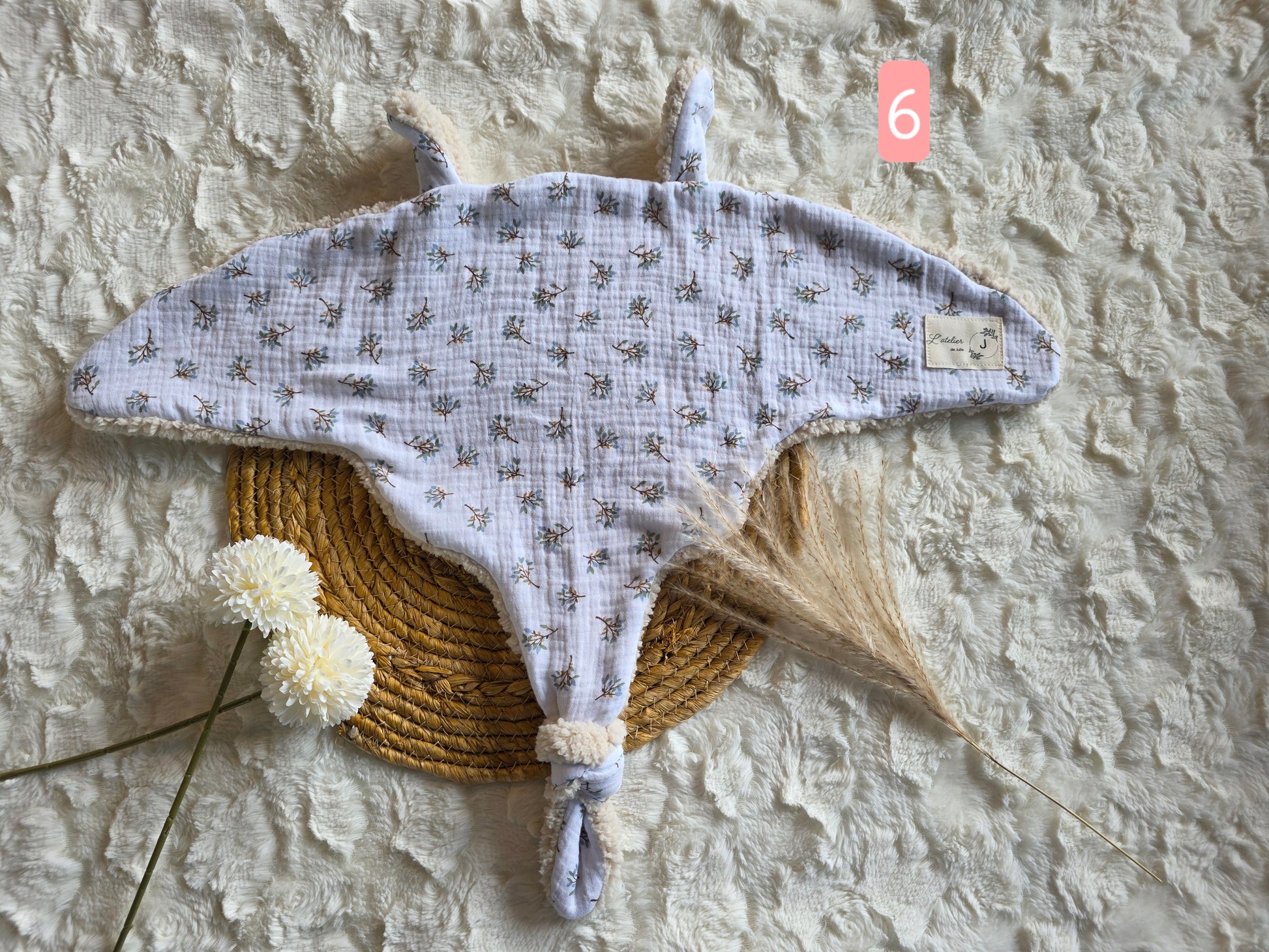 Doudou raie - en stock